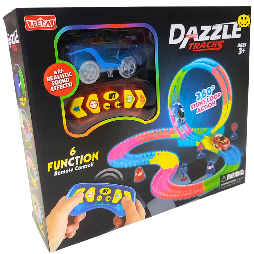 LEETAX Dazzle Tracks Remote Control Adventure – Spectacular Stunt Loop & Sound Effects Main image