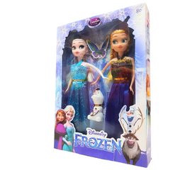 NEW! Enchanting Frozen Elsa & Anna Doll Set - Perfect Toys for Girls Aged 3+ | Disney Inspired Magic Awaits!