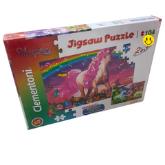 Mystical Unicorn 2-in-1 Jigsaw Puzzle Set – Enchanting Challenges for Kids