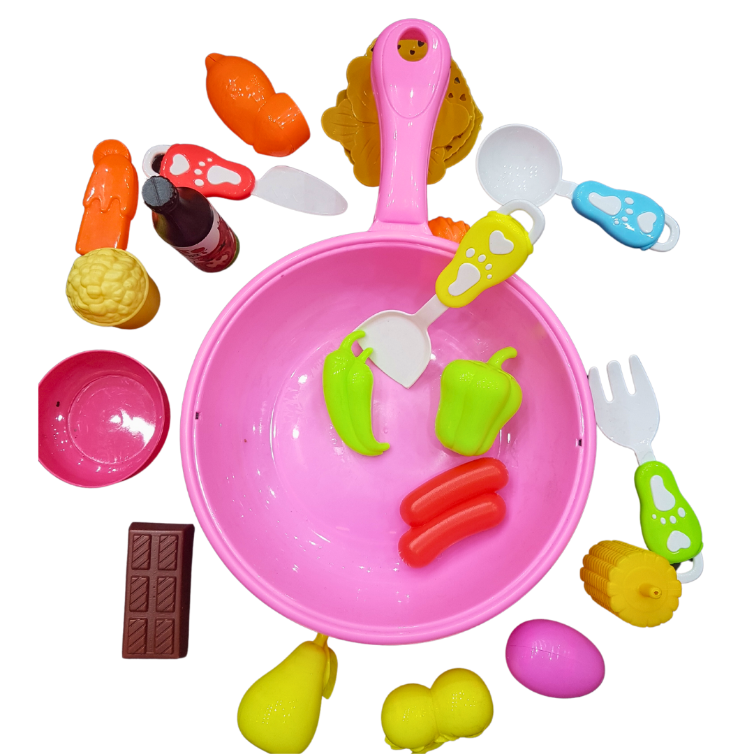 Premium Kitchen Food Play Set for Kids - Bright Colors, Ages 3+ | Educational & Fun Cooking Toy for Little Chefs