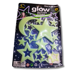 Glow-in-the-Dark Stars for Kids 3+ | Luminous Stickers for Ceilings, Doors & Home Decor | Absorbs & Emits Light
