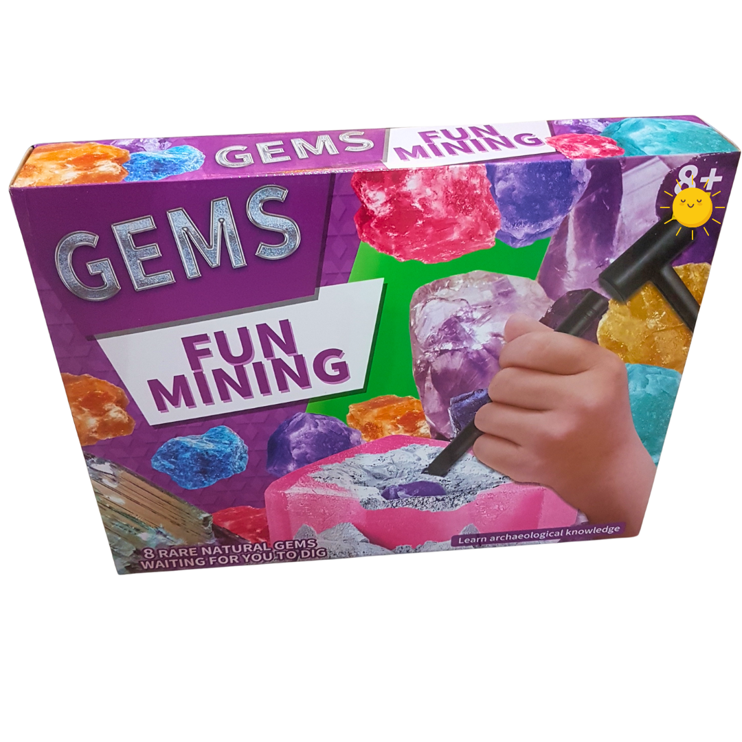Gemstone Discovery Kit - Fun Mining Experience for Young Geologists