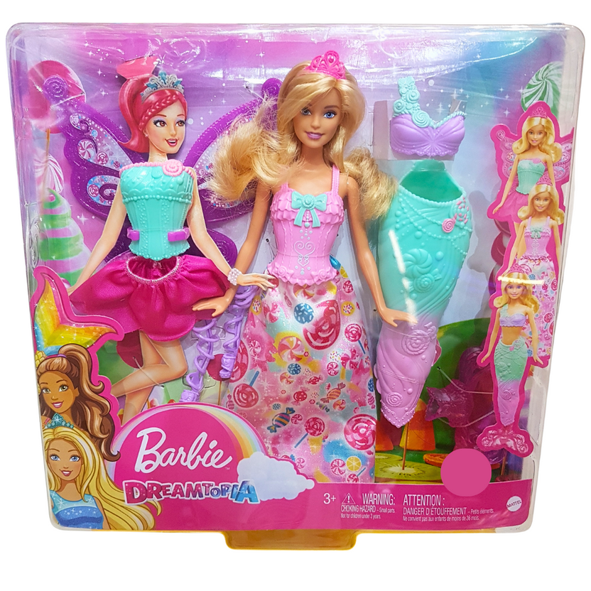 Barbie Dreamtopia Doll with Transforming Outfits – Inspire Imaginative Play Main image