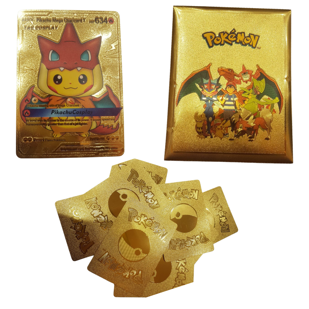 Pokemon golden cards pack 10 pcs