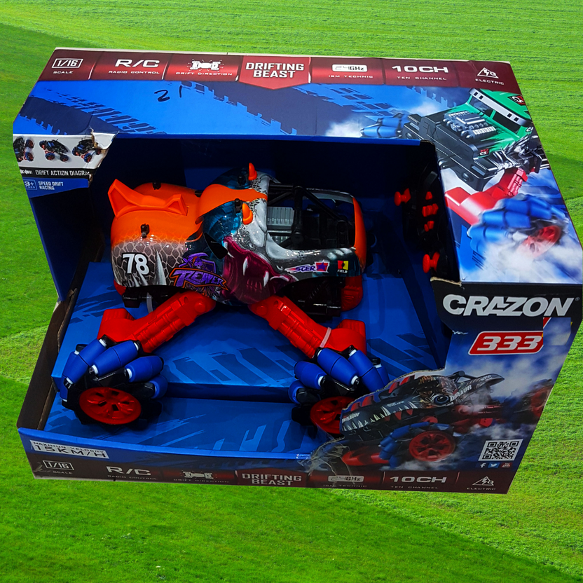 New Arrival 1/16 Scale Remote Control Drifting Beast - 2.4GHz, 10-Channel, 15km/h Max Speed - Ideal Gift for Boys Main image