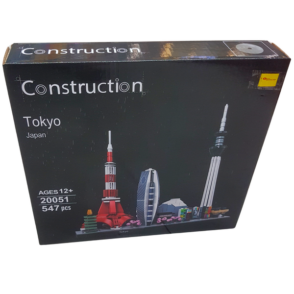 Build, Create, and Explore with our Tokyo Japan Bricks Set - 547pcs | STEM Toy for Kids Ages 12 and Up