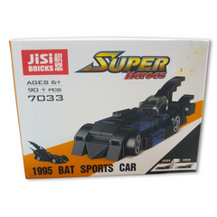 JiSi Bricks 1995 Bat Sports Car 7033
