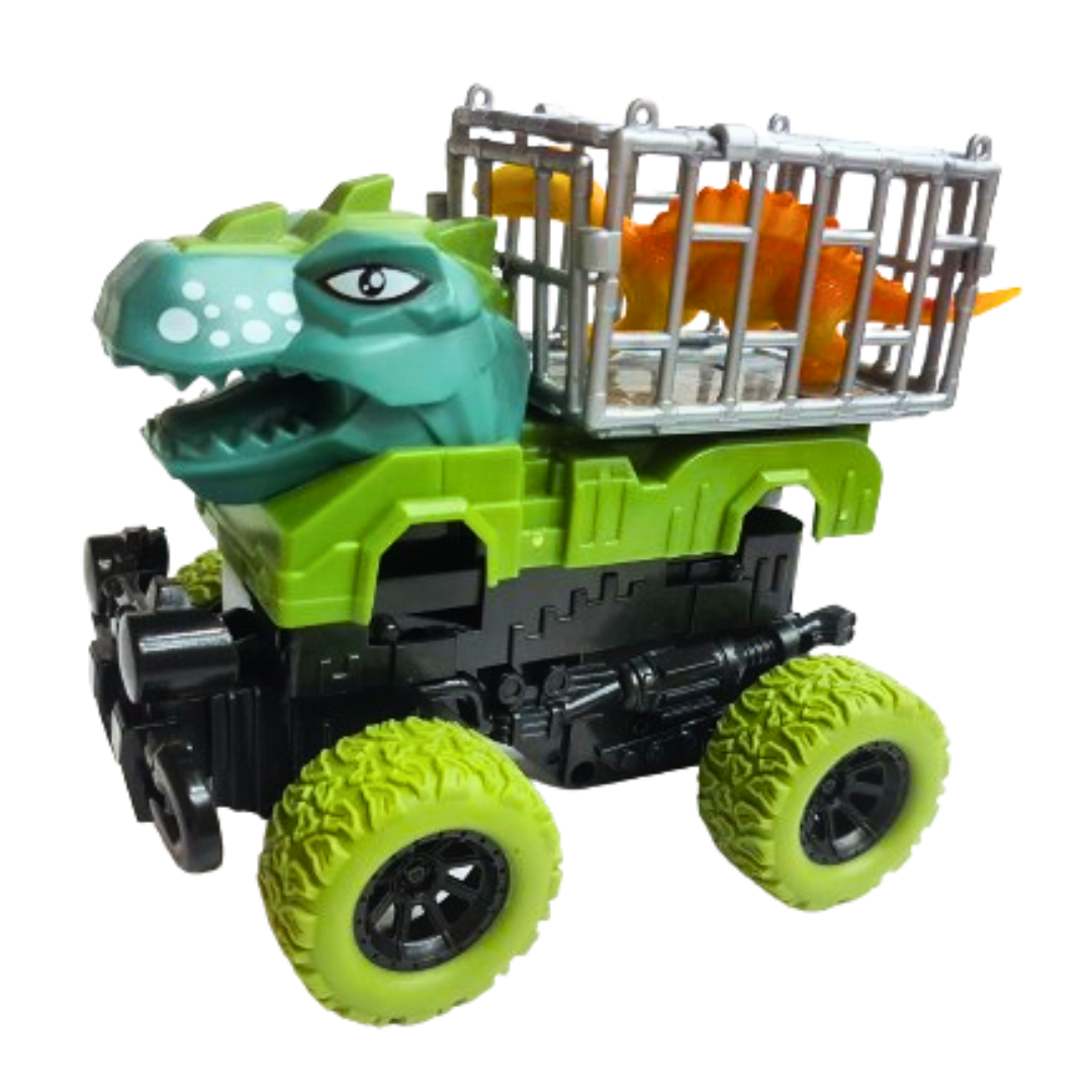 Dinosaur-Bonnet Monster Truck Toy - New Arrival - Perfect Gift for Kids Aged 3+ Who Adore Monster Trucks