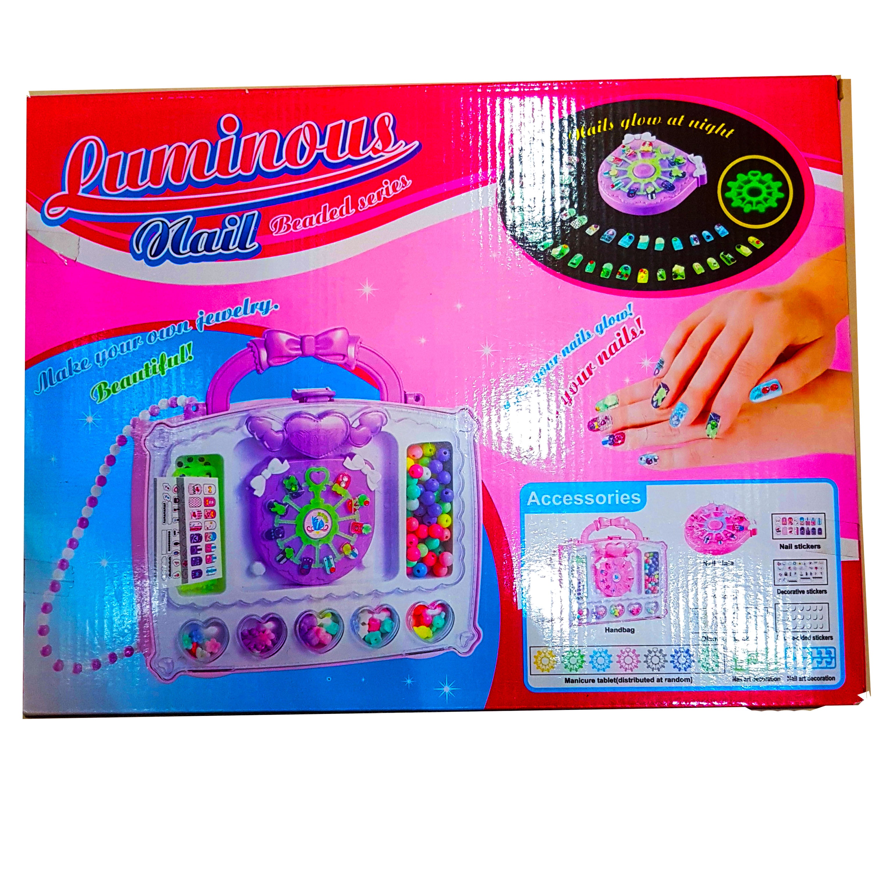 Luminous Nail Beaded Series - Glow-in-the-Dark Nail Art Kit for Girls Secondary image
