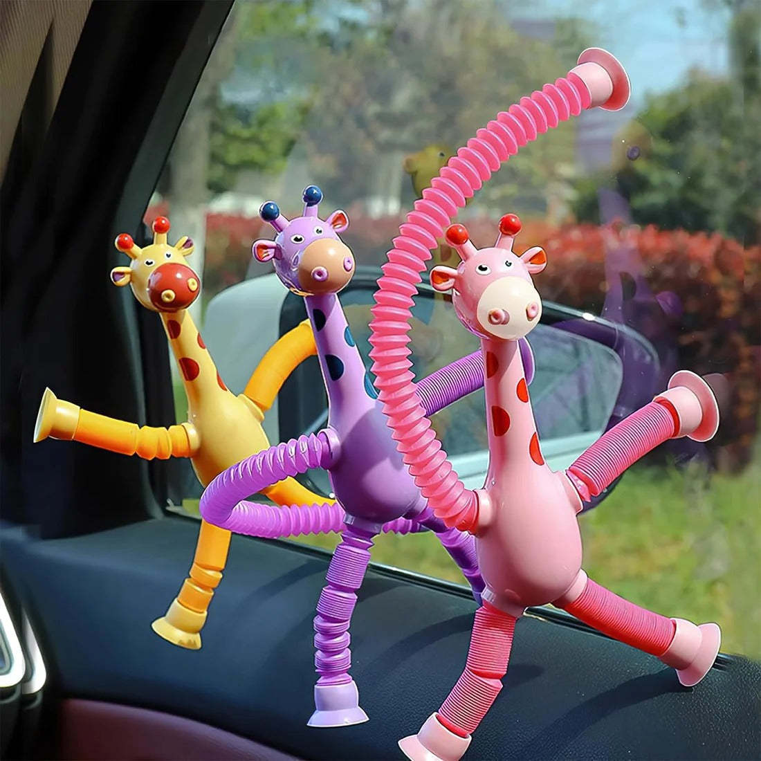Giraffe Pop Stretch Tubes Fidget Fun Toy ( Each Sold Separately)
