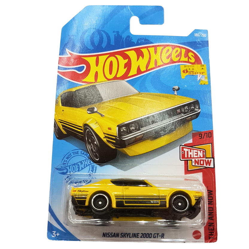 Hot Wheels Nissan Skyline 2000 GT-R Die-Cast Model - Then and Now Series Main image