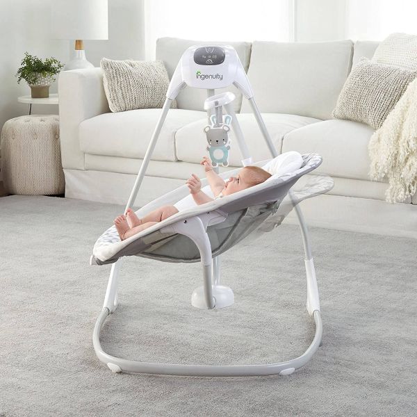 Ingenuity Simple Comfort Cradling Swing Model 11306 Newborn 0-9m Baby Bebe Vibrating Chair Electric Recliner