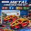 Aole Gainian 370 piece metal construction racing car kit