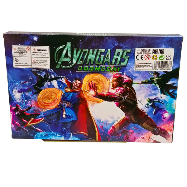 Avengers Doomsday mini figure set back packaging