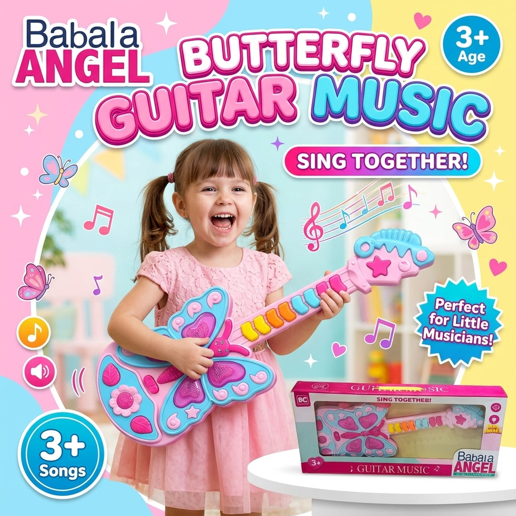 Babala Angel Butterfly Guitar Music Toy