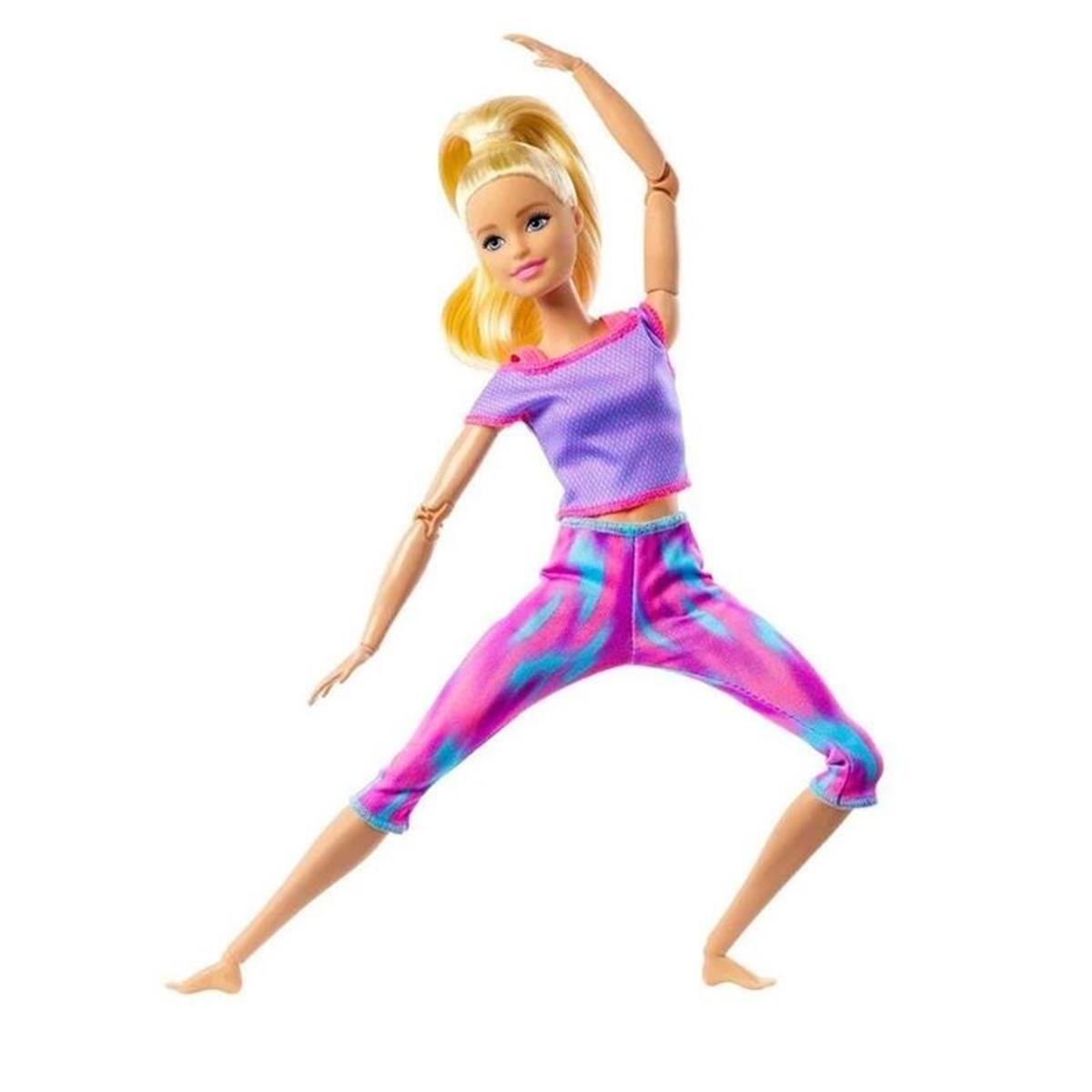 Barbie Made To Move Doll Pink Dye Pants