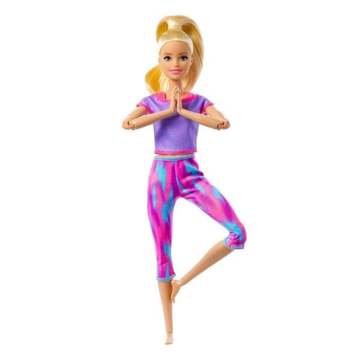 Barbie Made To Move Doll Pink Dye Pants