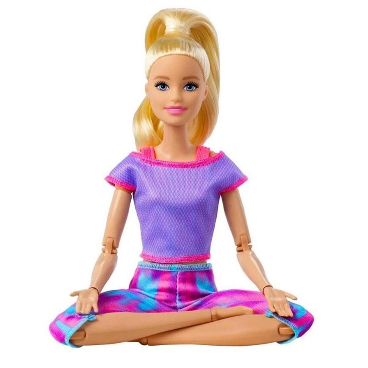 Barbie Made To Move Doll Pink Dye Pants