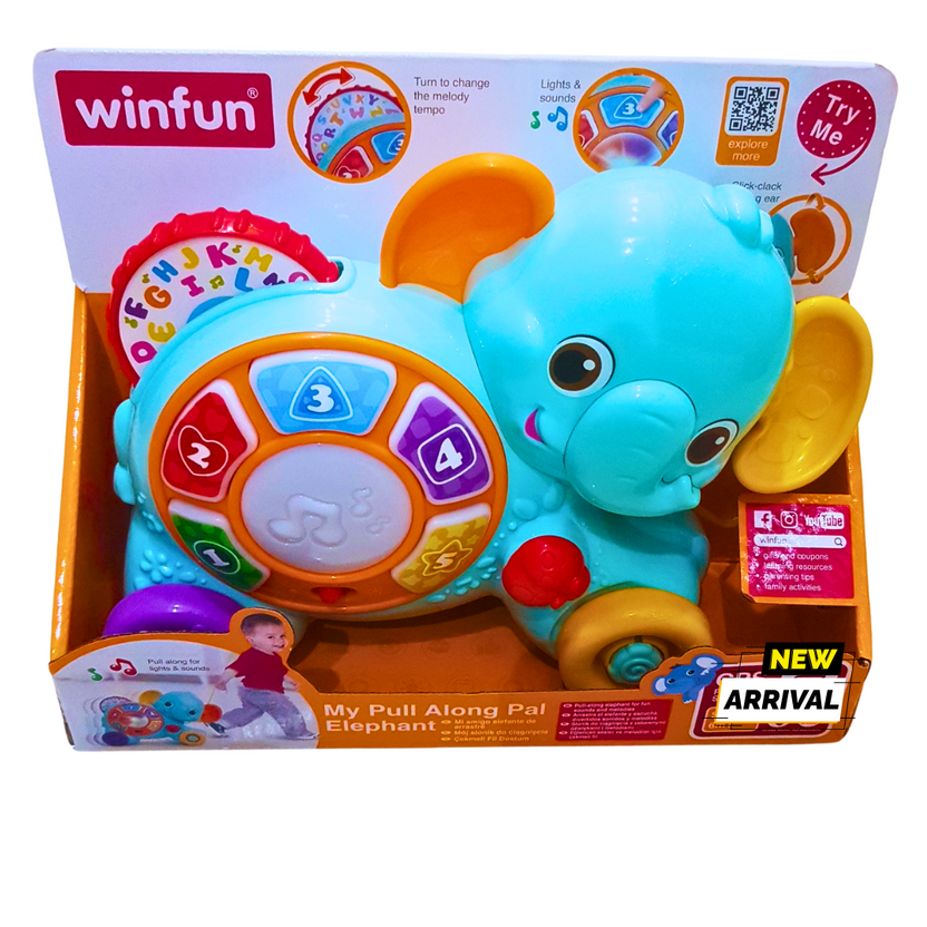 Winfun My Pull Along Pal Elephant Main image