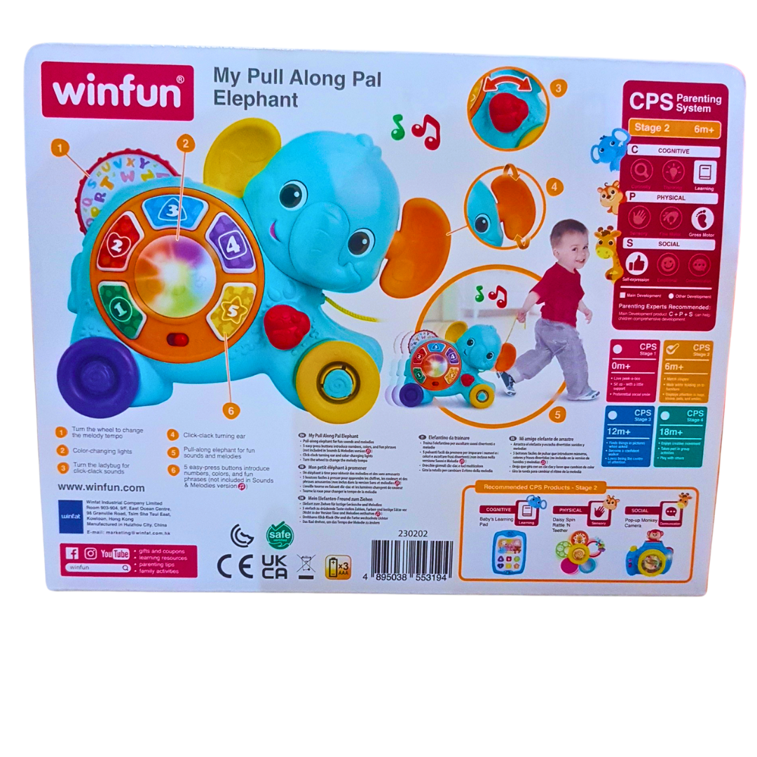 Winfun My Pull Along Pal Elephant Secondary image