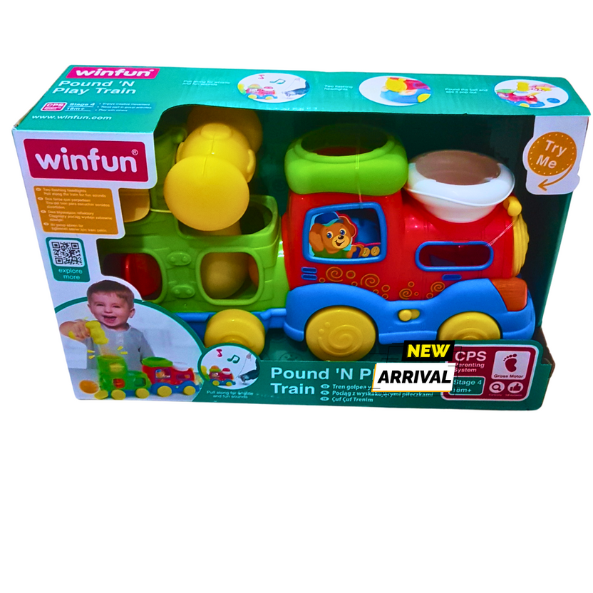 Wintun Fairy Train - Interactive Pound 'N Arrival Toy (NEW) Main image
