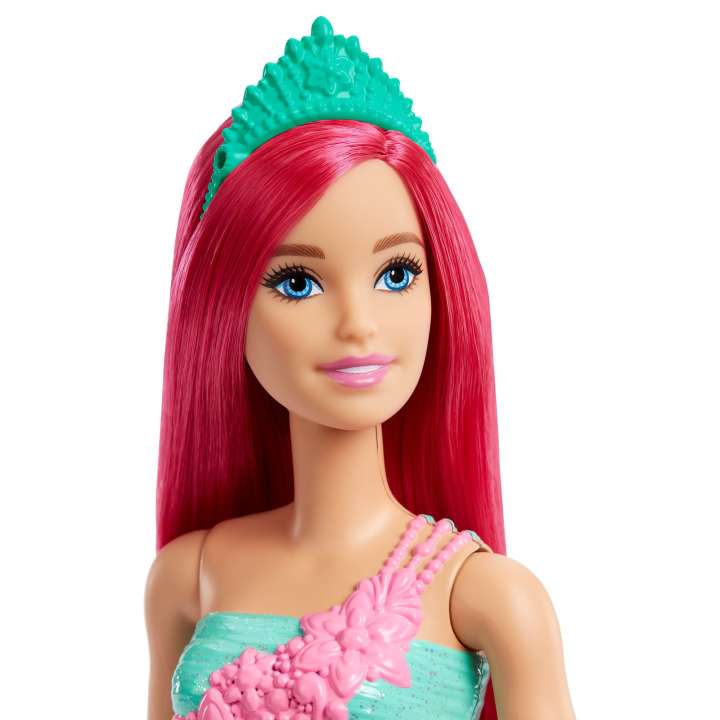 Barbie Dreamtopia Royal Doll With Dark-Pink Hair Wearing Removable Skirt, Shoes & Headband Secondary image