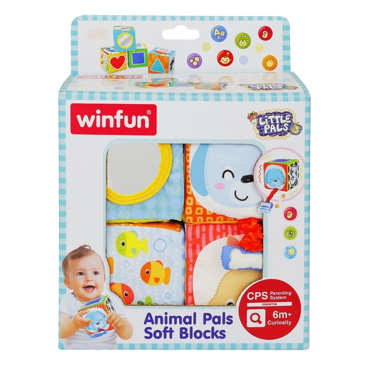 Winfun Animal Pals Soft Blocks Main image