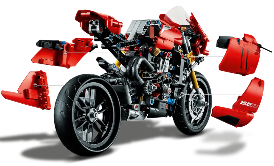 Technie Ducati Corse Bricks Set #6036 646pcs