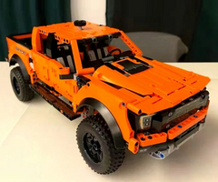 Technic Super Racing Car Off Road Truck Ford F-150 Raptor Pick-up 1379Pcs Moc Model Modular Building Blocks Bricks Toys A55355