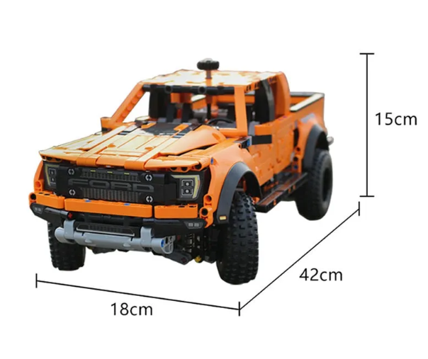 Technic Super Racing Car Off Road Truck Ford F-150 Raptor Pick-up 1379Pcs Moc Model Modular Building Blocks Bricks Toys A55355