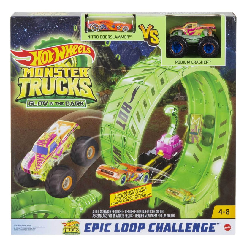 Hot Wheels Monster Trucks Glow In The Dark Epic Loop Challenge HBN02 Main image
