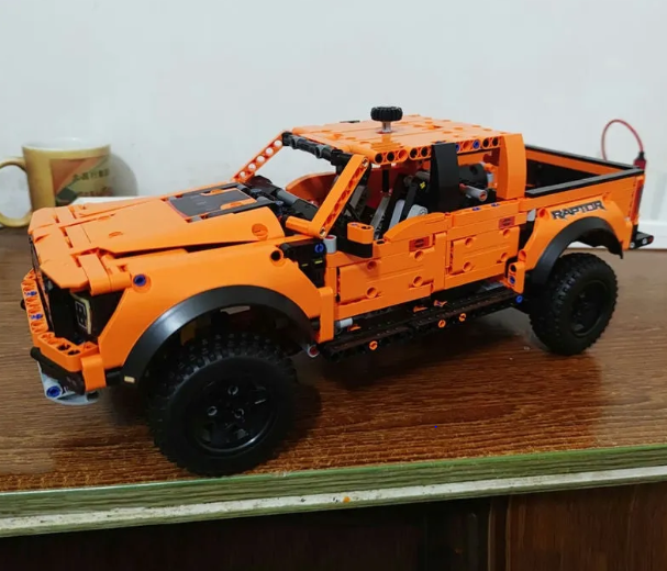 Technic Super Racing Car Off Road Truck Ford F-150 Raptor Pick-up 1379Pcs Moc Model Modular Building Blocks Bricks Toys A55355