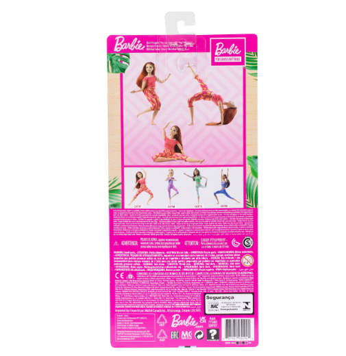 Barbie Made to Move Lalka w czerwonym ubranku GXF07