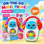 On-the-Go Music Phone Baby Toy – 20 Cheerful Melodies & Flashing Lights | Colourful Musical Sensory Activity Phone for Babies Ages 3 Months+