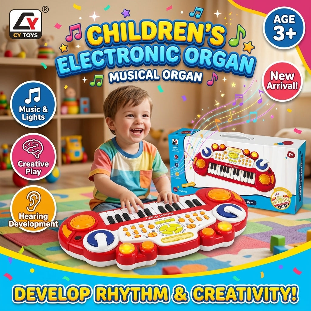 CY Toys Children's Electronic Organ Keyboard