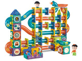 Glowing Slide For Balls Magnetic Blocks 252 Elements