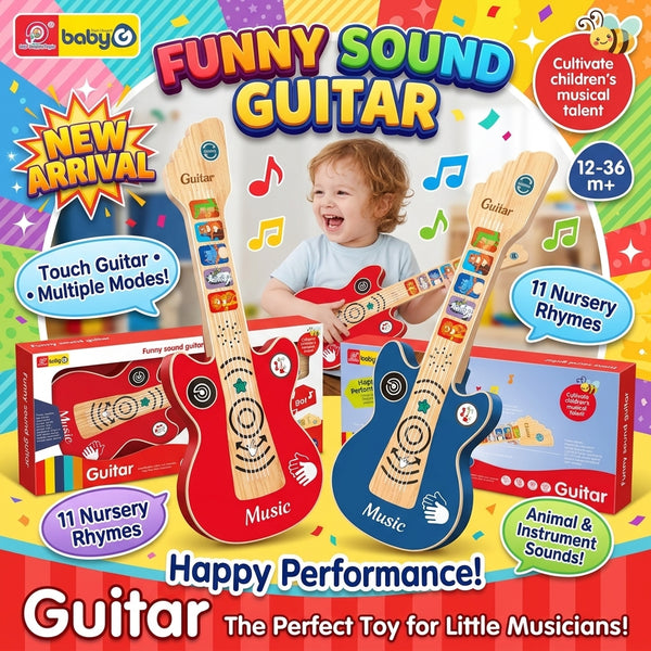 BabyGo Funny Sound Guitar – Touch Music Toy