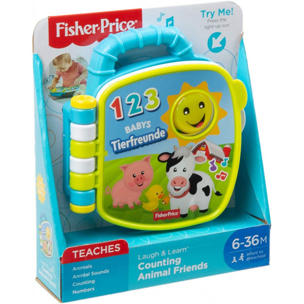 Fisher-Price Laugh & Learn Counting Animal Friends Book-FYK57