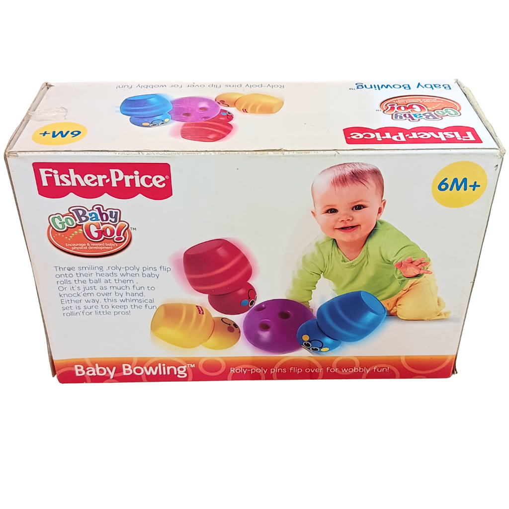 Fisher Price Baby Bowling rear packaging