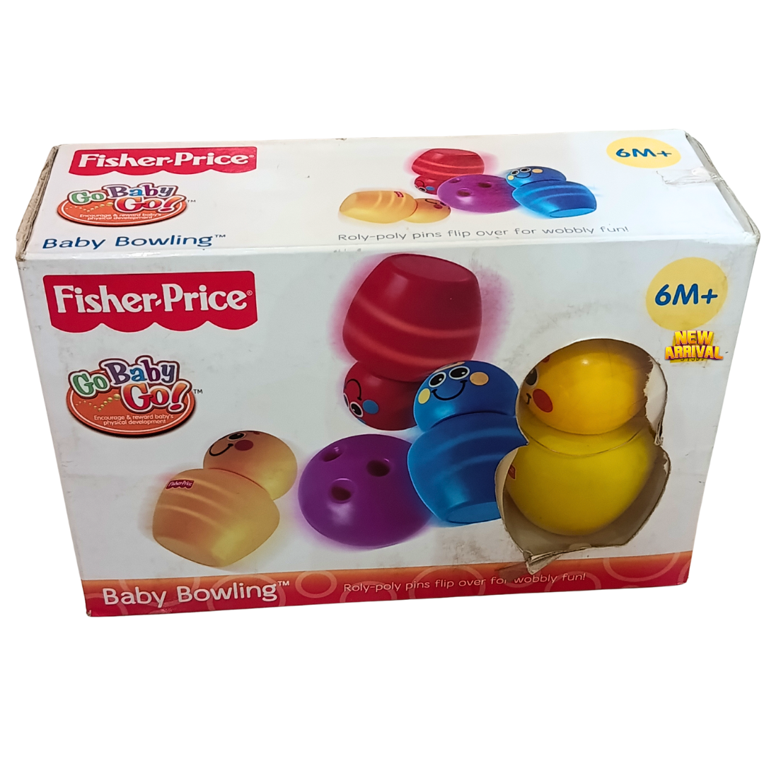 Fisher-Price Go Baby Go! Baby Bowling Set – Roly-Poly Wobbly Pins & Ball | 6 Months+ Secondary image