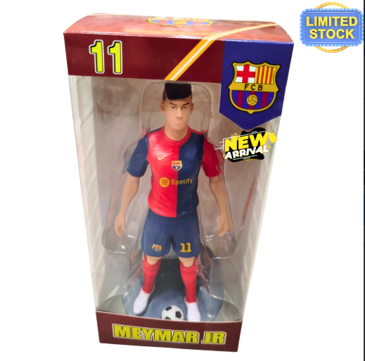Neymar Jr Football Action Figure – 8 Inch Soccer Toy for Kids | Limited Edition Barcelona Jersey Collectible