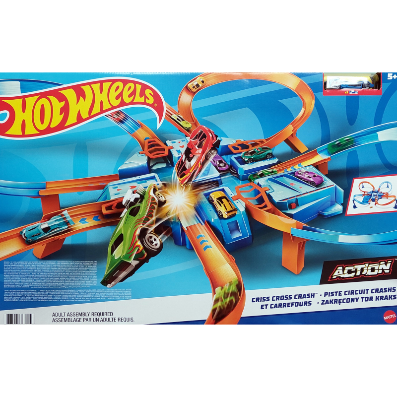 Mattel Hot Wheels Criss Cross Crash Track Set One Toy Store