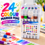 24-colour double art marker pen set in carry case, model TD-8560-24