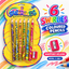 Six Swirlies multicoloured coloured pencils and included sharpener, model C-288-1