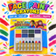 8-colour face paint crayon set with palette and applicators