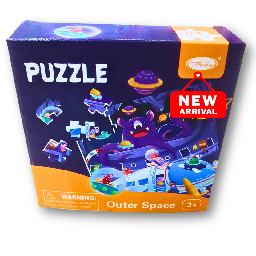 Outer Space Puzzle – 64-Piece Jigsaw for Kids (Ages 3+) 🚀🧩 Main image