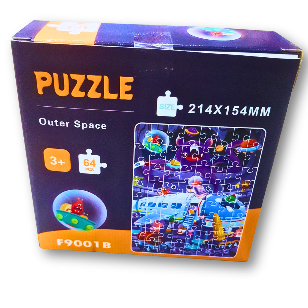 Outer Space Puzzle – 64-Piece Jigsaw for Kids (Ages 3+) 🚀🧩 Secondary image