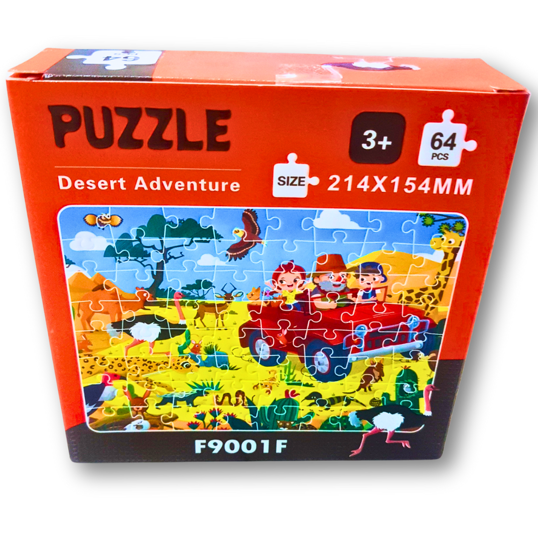 Desert Adventure Puzzle – 64-Piece Jigsaw for Kids (Ages 3+) 🏜️🧩 Secondary image