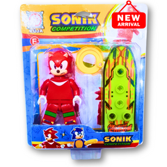 Sonik Competition Action Figure Set – Red Character with Skateboard &amp; Accessories 🏁🛹