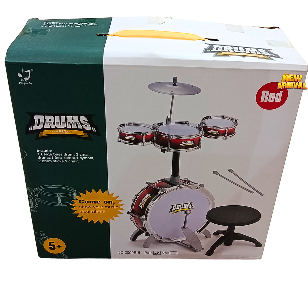 Alternate drum set packaging view, with blue selected